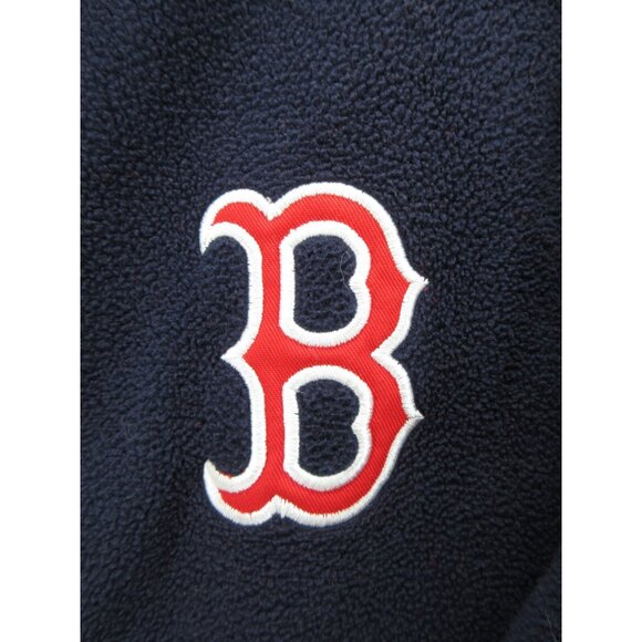 Boston Red Sox Jacket Medium Genuine Merchandise Fleece Windbreaker - Picture 4 of 12